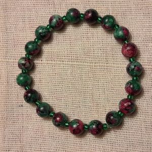 Ruby Zoisite Bracelet